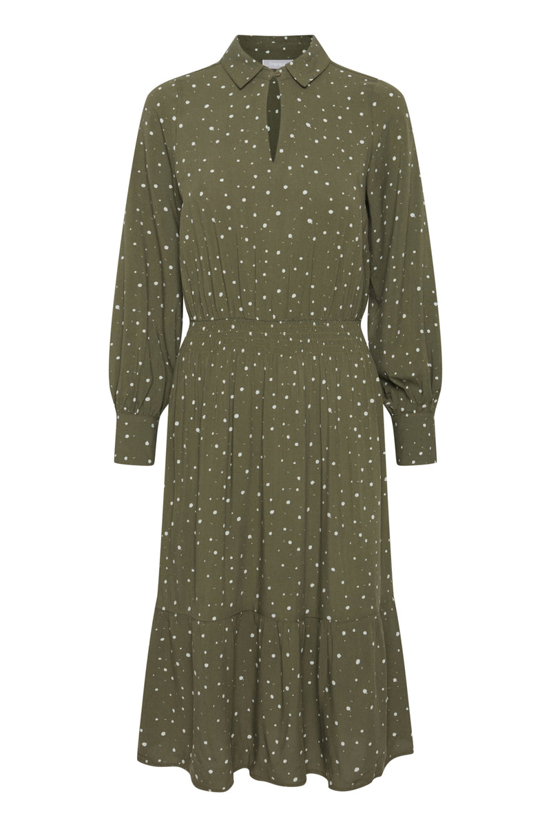 Kleid Esida in Olive Night