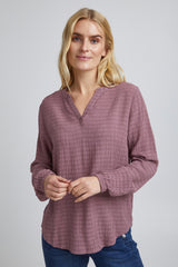 Bluse Eshaida in Grape Shake