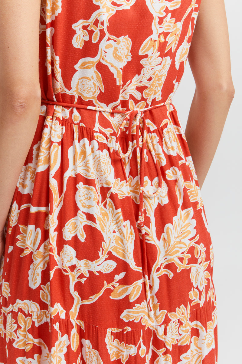 Kleid Sami von Fransa in Poinsettia Mix