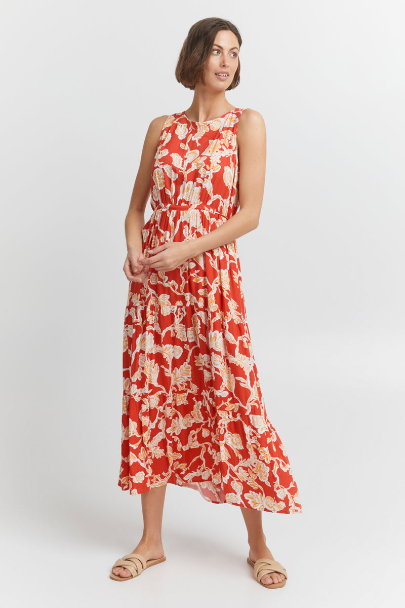 Kleid Sami von Fransa in Poinsettia Mix