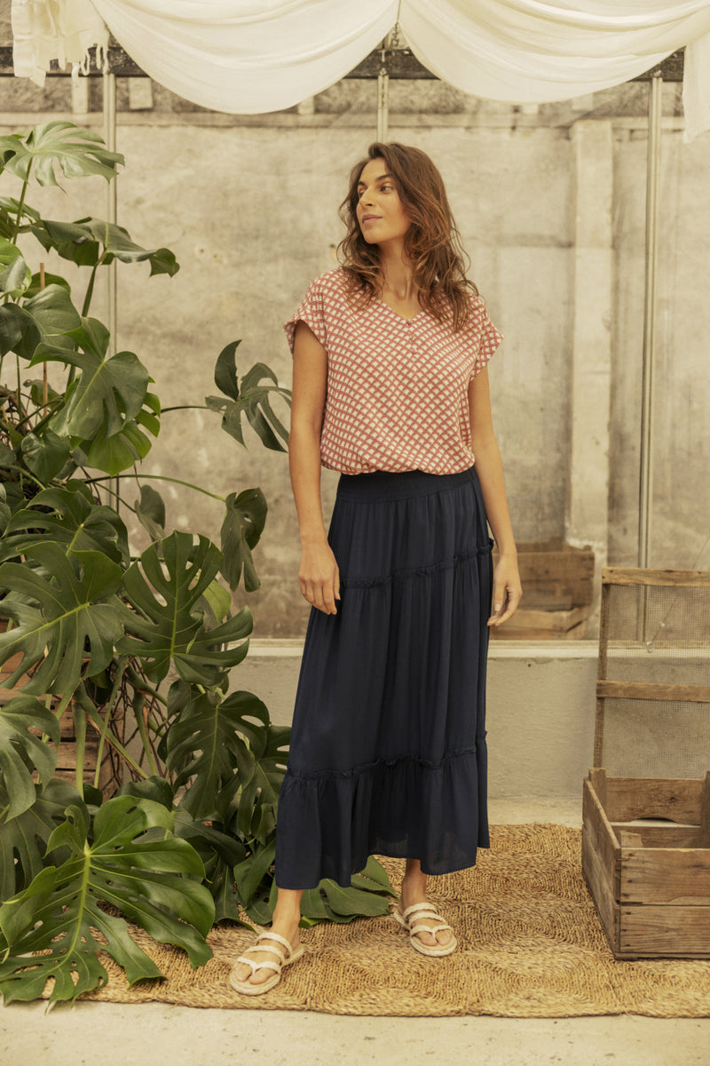Bluse Sun in Peach Blossom Mix