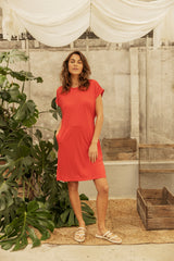 Kleid Sansa in Poinsettia