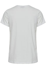 T- Shirt Suni von Fransa in Blanc de Blanc