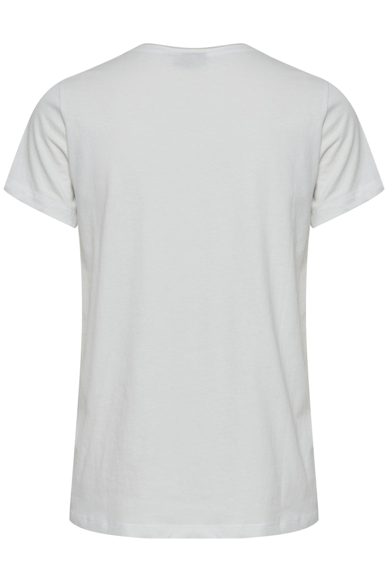 T- Shirt Suni von Fransa in Blanc de Blanc
