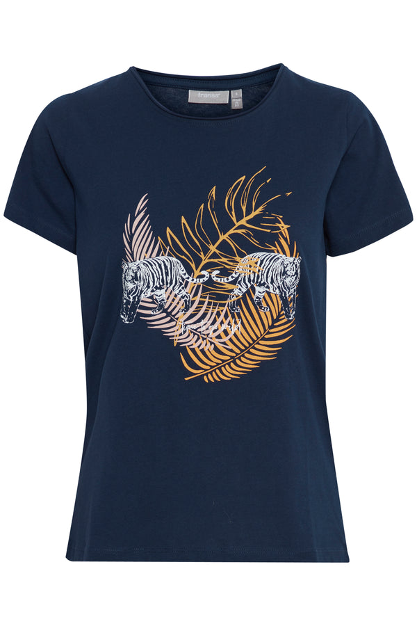 T- Shirt Suni von Fransa in Navy Blazer