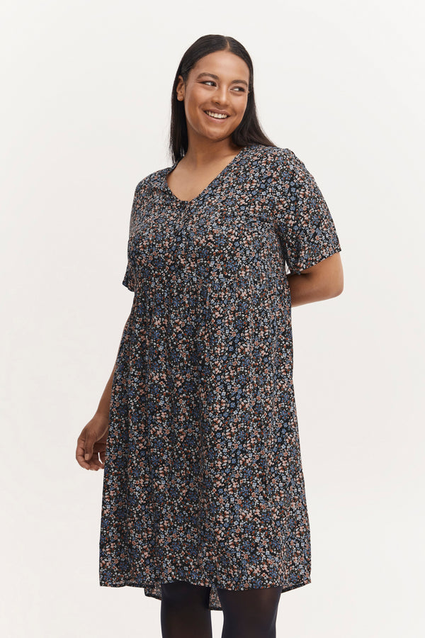 Kleid Flow in Dutch Blue