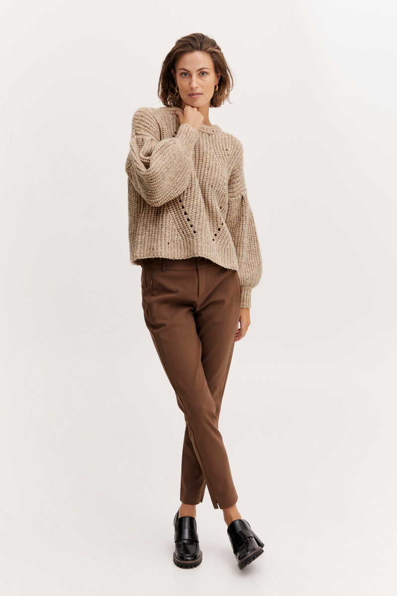 Pullover Karen in Silver Mink Melange