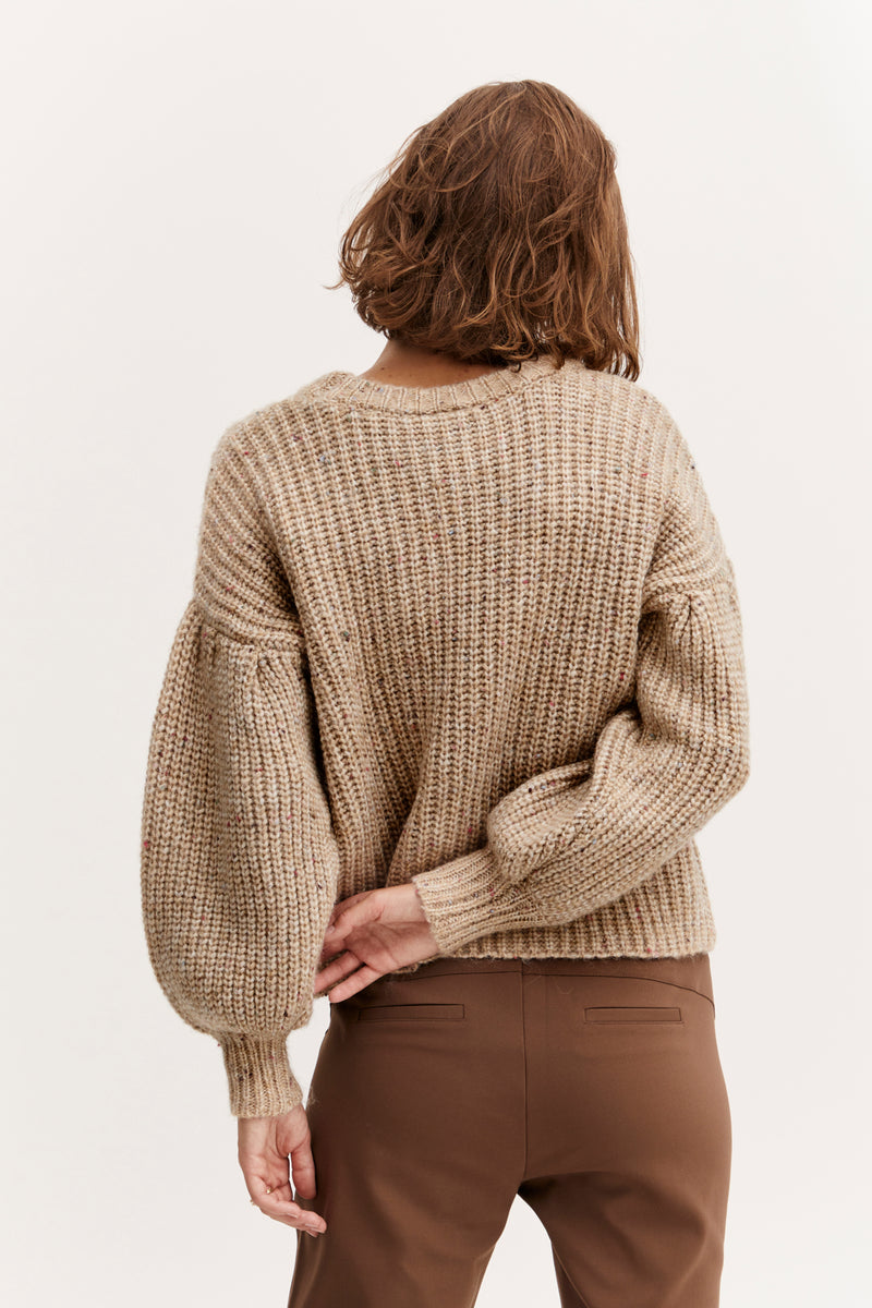 Pullover Karen in Silver Mink Melange