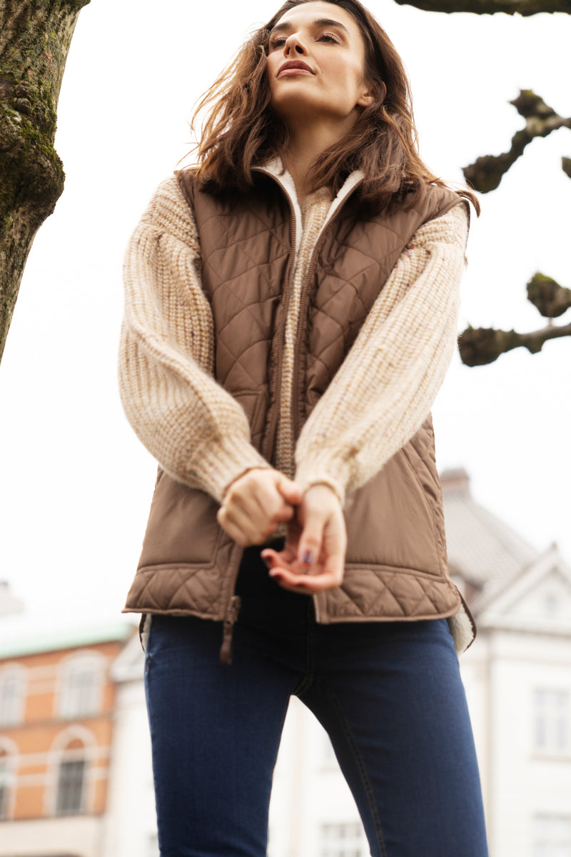 Pullover Karen in Silver Mink Melange