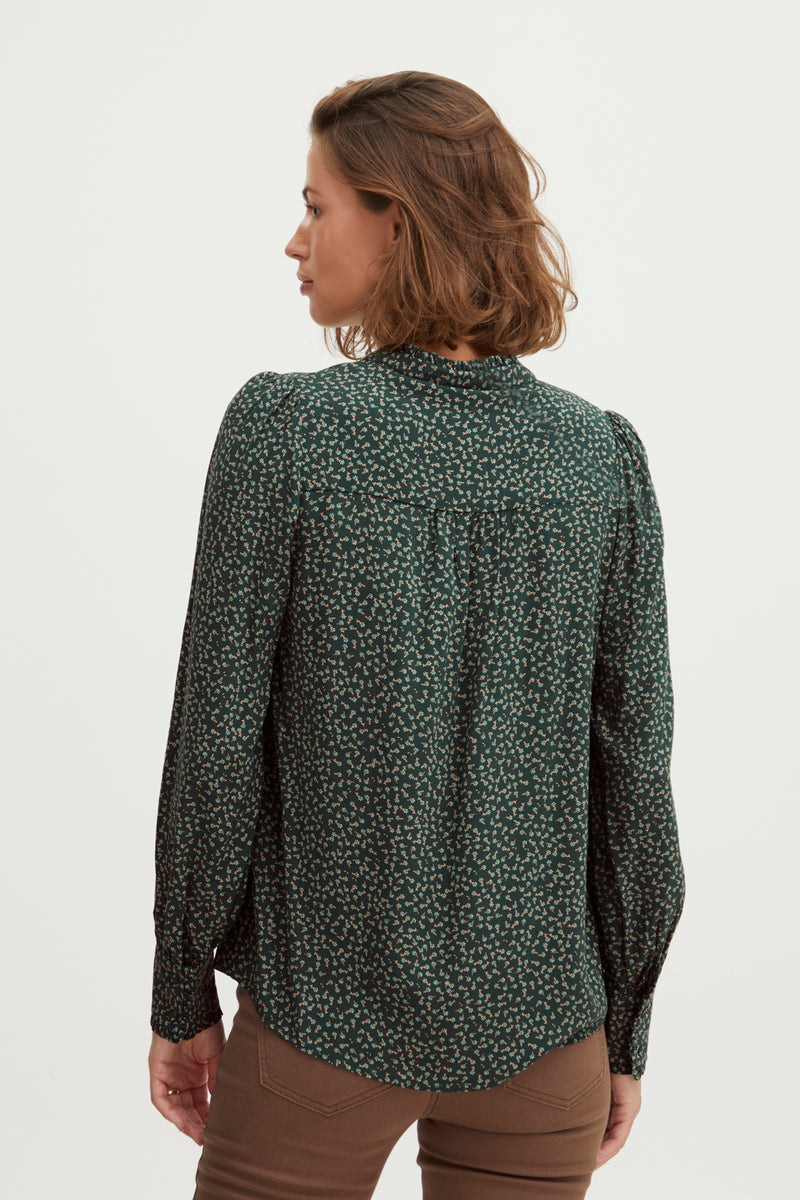 Bluse Alia in Jungle Green