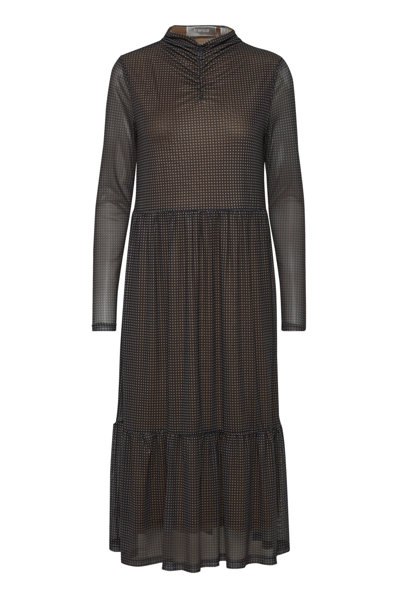 Kleid Mesh in Malt Ball Mix
