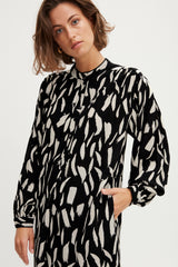 Kleid Geto in Black Mix