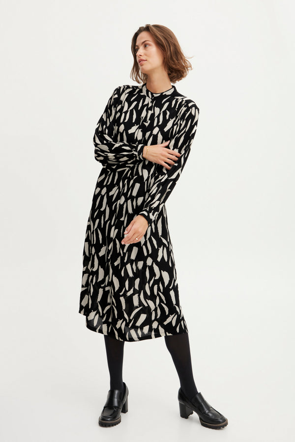 Kleid Geto in Black Mix