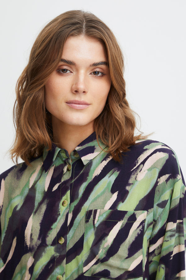 Bluse Kaiya in Forest Shade