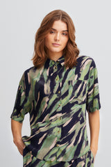 Bluse Kaiya in Forest Shade