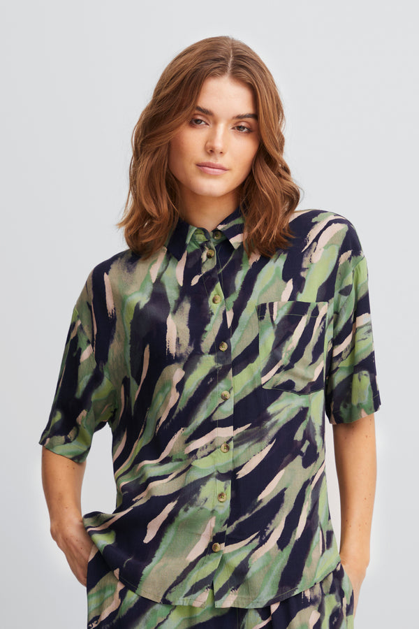 Bluse Kaiya in Forest Shade