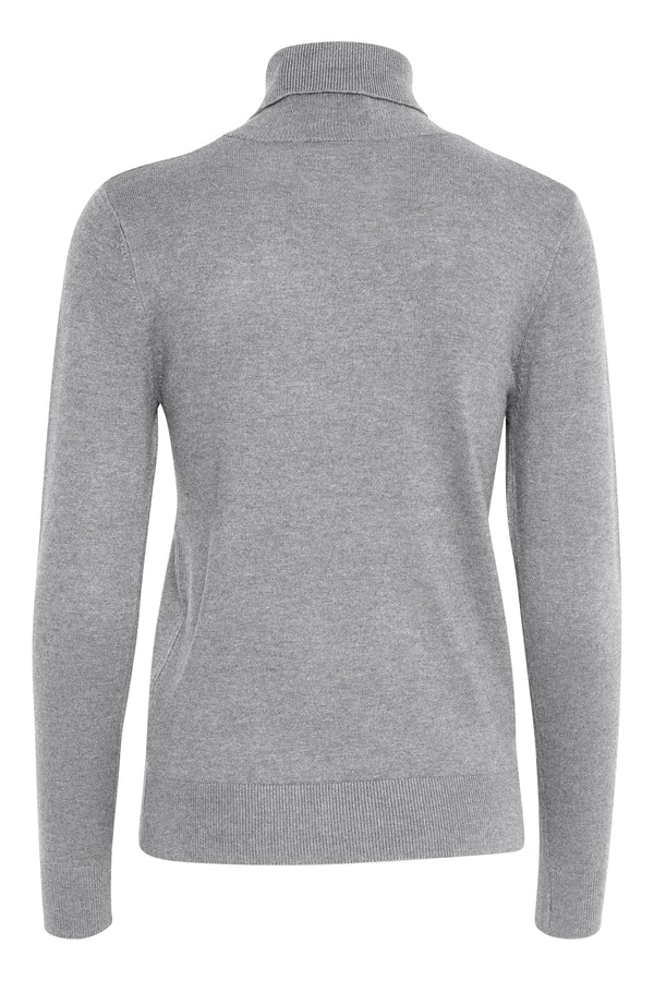 Rollkragen Pullover Pimba in Midgray Melange