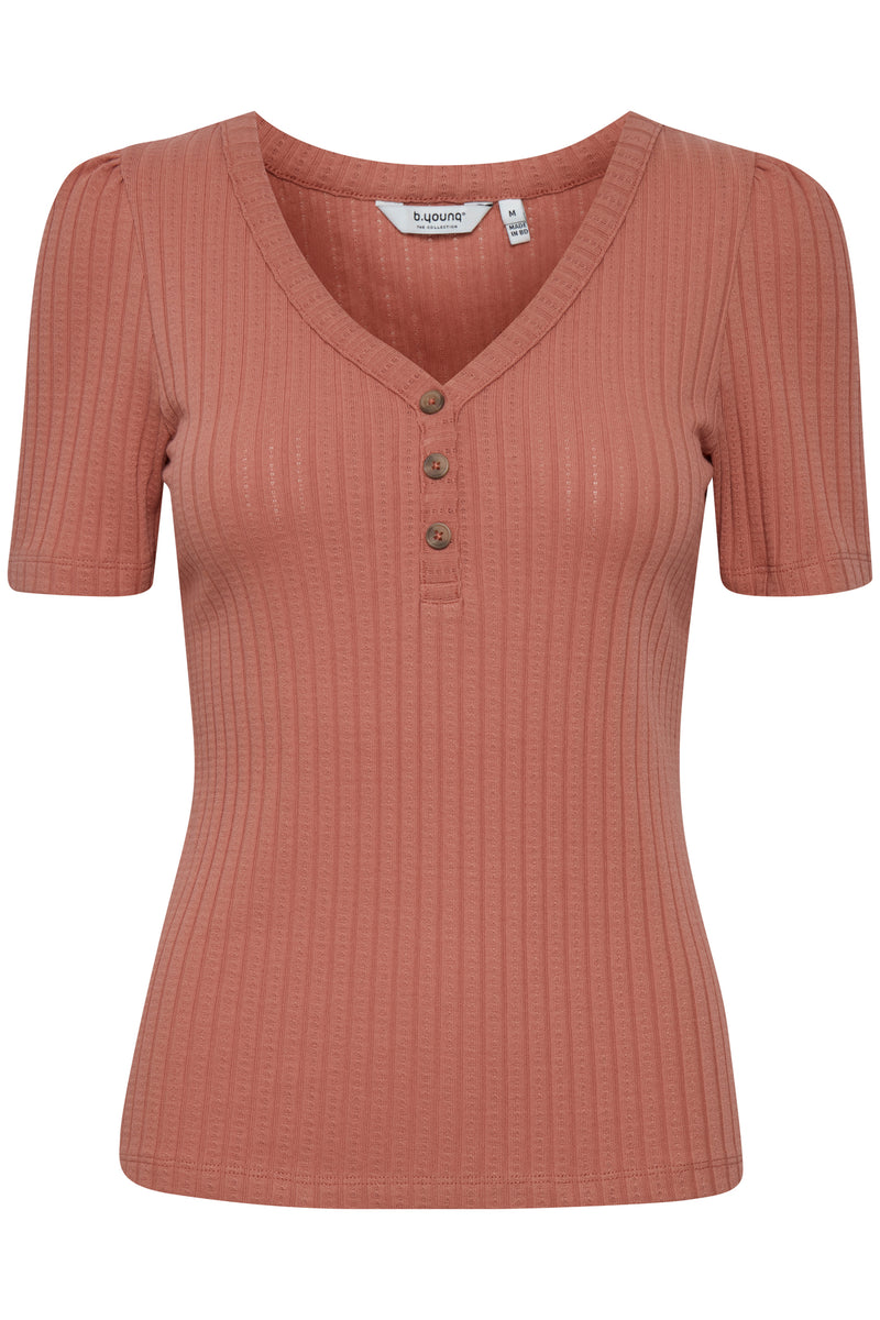 T-Shirt Rilki mit Knopfleiste