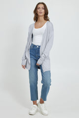 Long Cardigan Pimba in Kentucky Blue