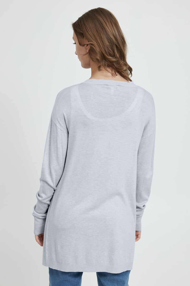 Long Cardigan Pimba in Kentucky Blue
