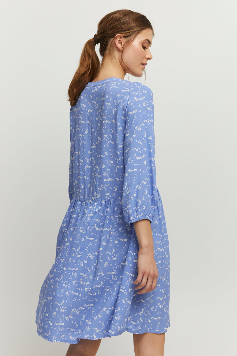 Kleid Joella mit Knopfleiste in Ultramarine Mix