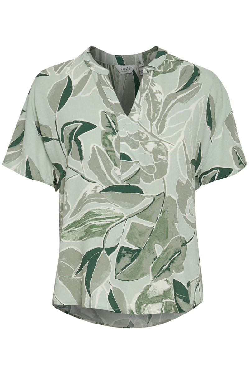 Bluse Joella in Hedge Green Mix