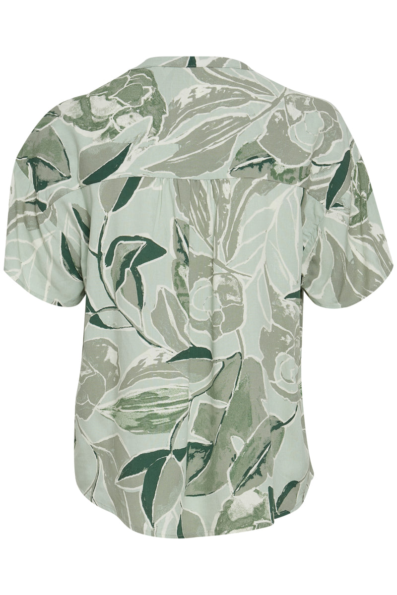 Bluse Joella in Hedge Green Mix