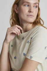 T- Shirt Teri in Birch Mix