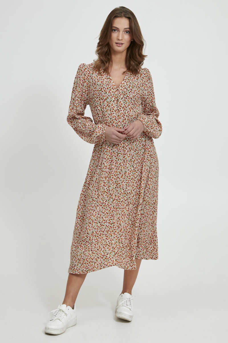 Kleid Flouri in Birch Mix