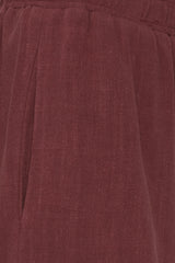 Shorts Johanna in Burnt Russet