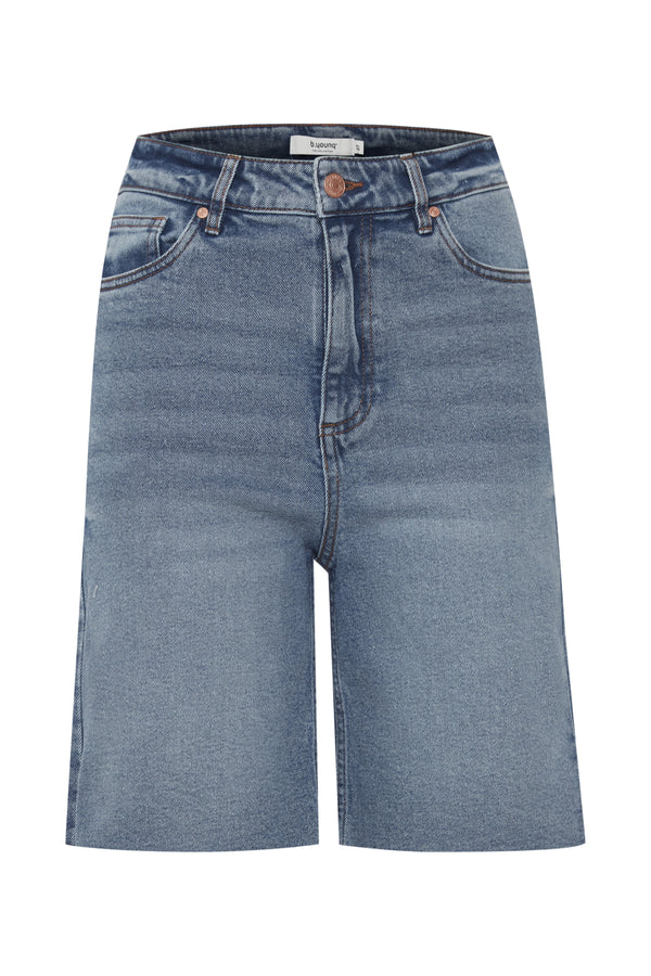 Jeansshorts Leysa in Mid Blue