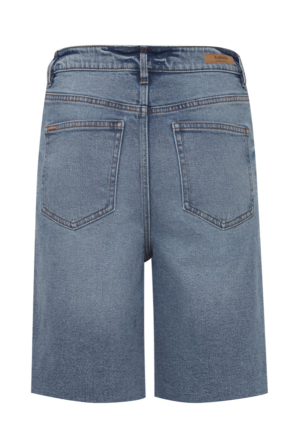 Jeansshorts Leysa in Mid Blue