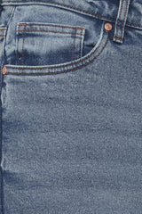 Jeansshorts Leysa in Mid Blue