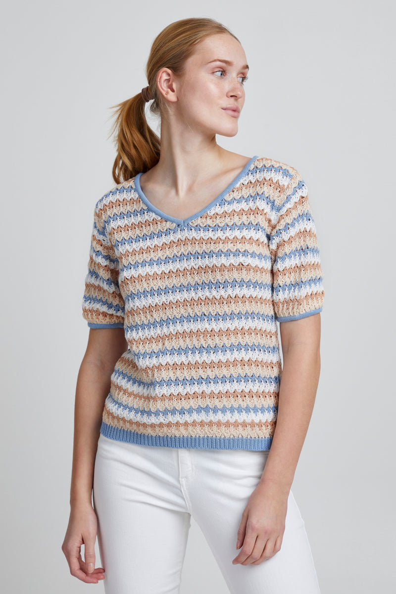 T- Shirt Myrsa in Bel Air Blue