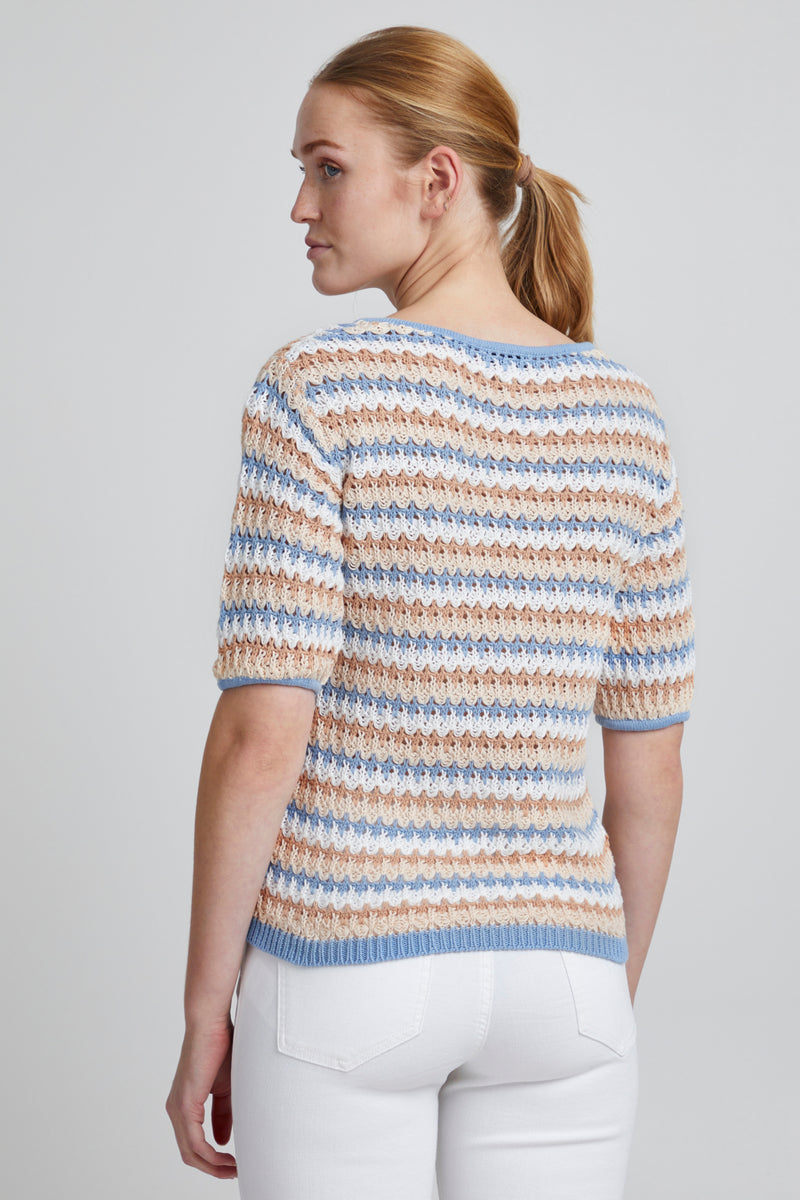 T- Shirt Myrsa in Bel Air Blue