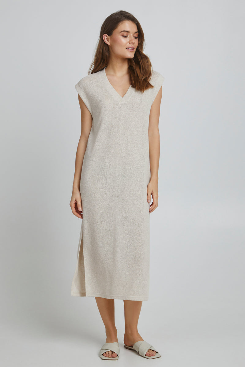 Kleid Uelse in Birch Melange