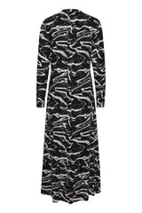 Kleid Josa Maxi in Black Mix