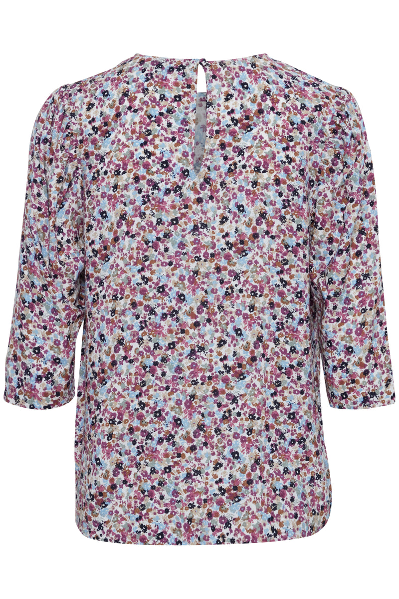 Bluse Josa in Red Violet Mix