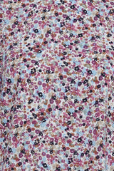 Bluse Josa in Red Violet Mix