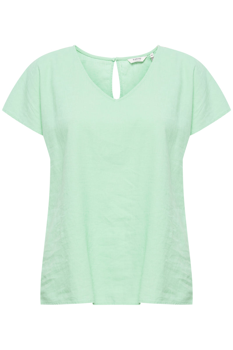 Bluse Falakka V-Neck in Spring Bud