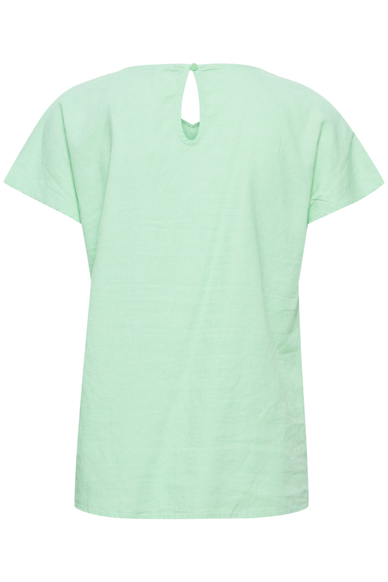 Bluse Falakka V-Neck in Spring Bud