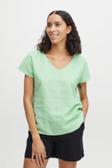 Bluse Falakka V-Neck in Spring Bud