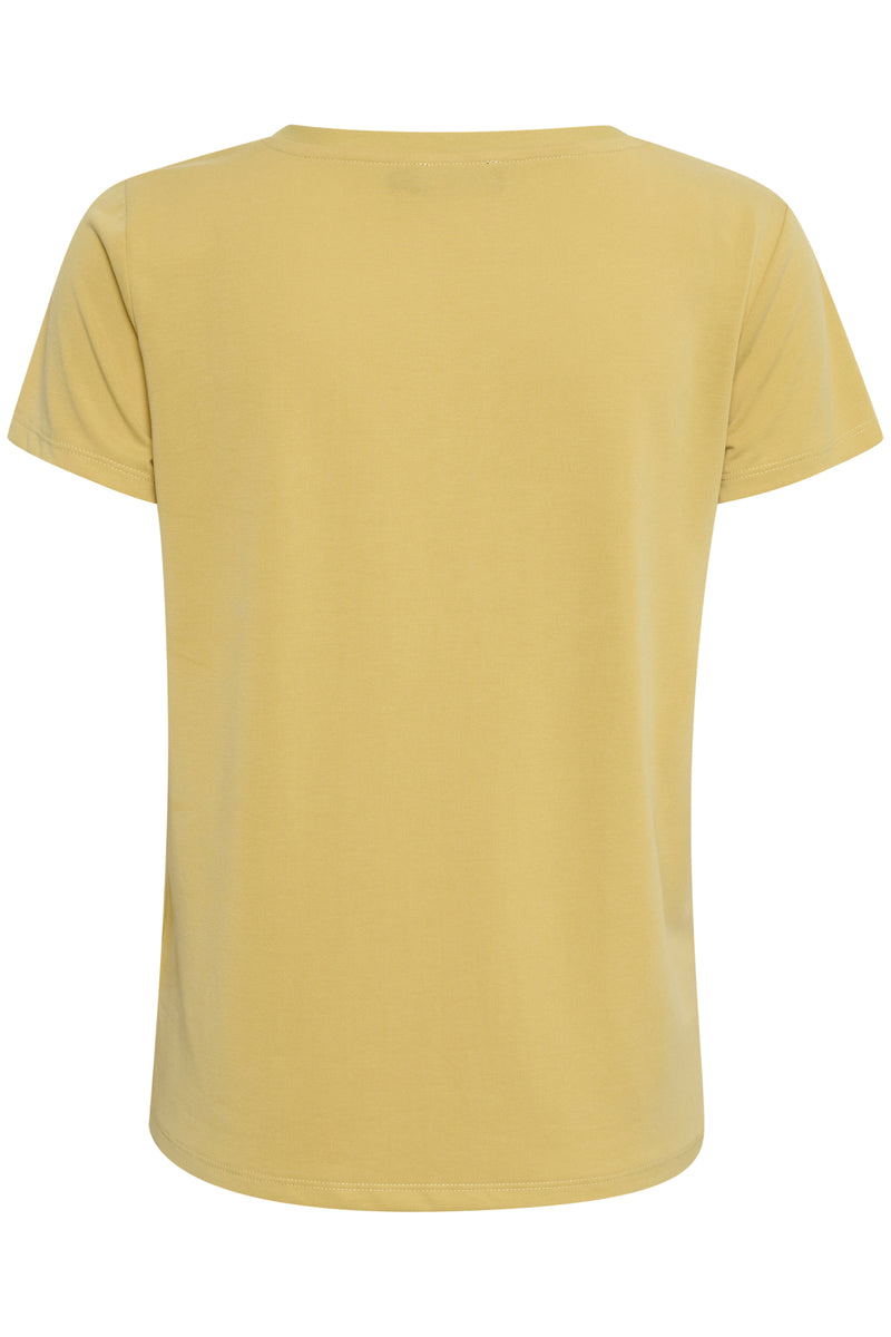 T- Shirt Columbine V- Neck in Silver Fem