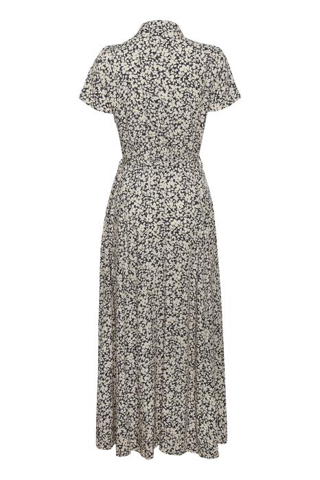 Midikleid Arjana mit Blätterprint