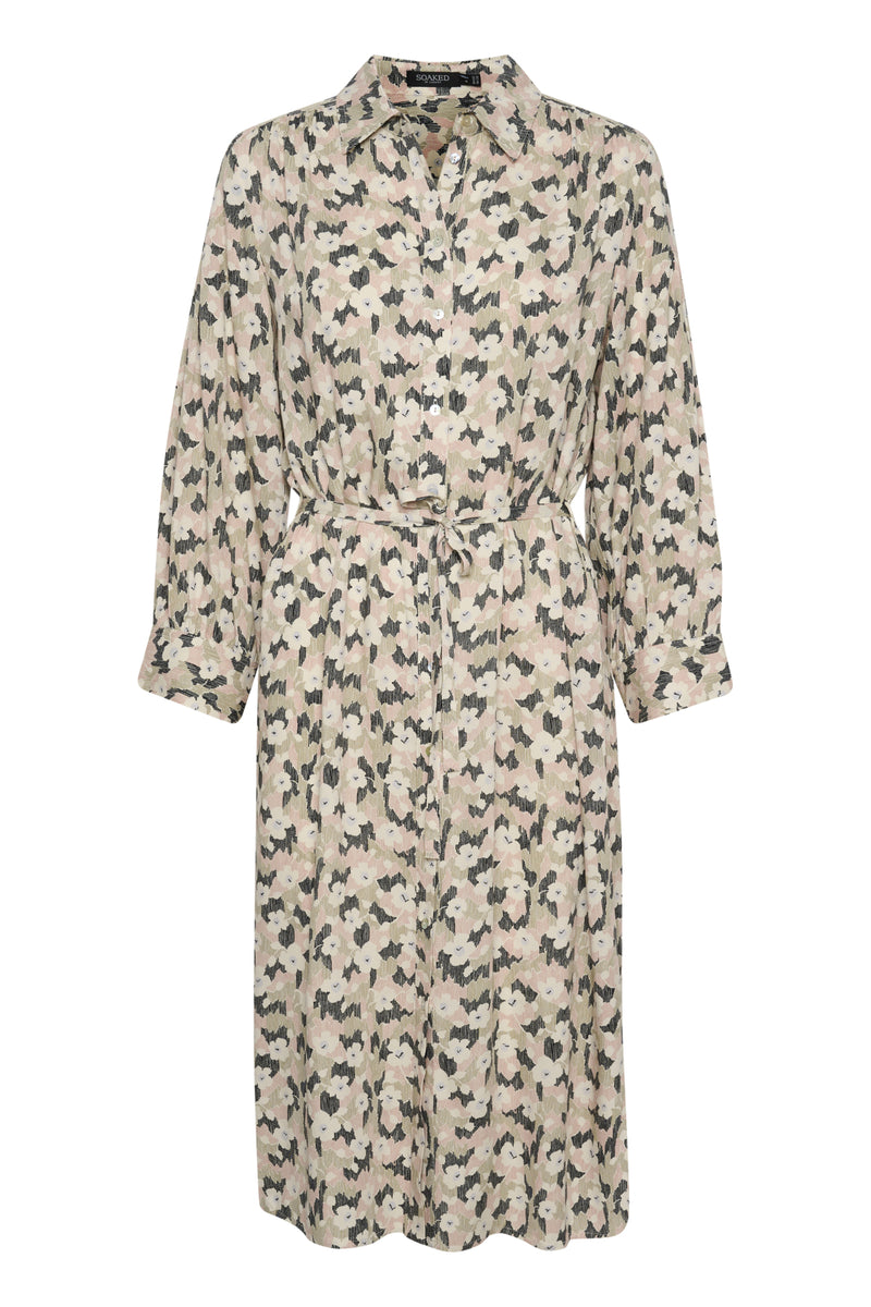 Kleid Kimaya in Naive Field Print
