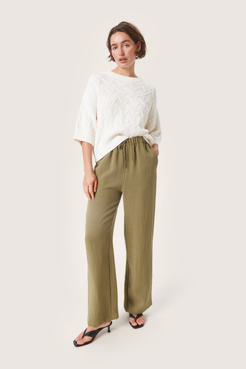 Hose Camile in Loden Green