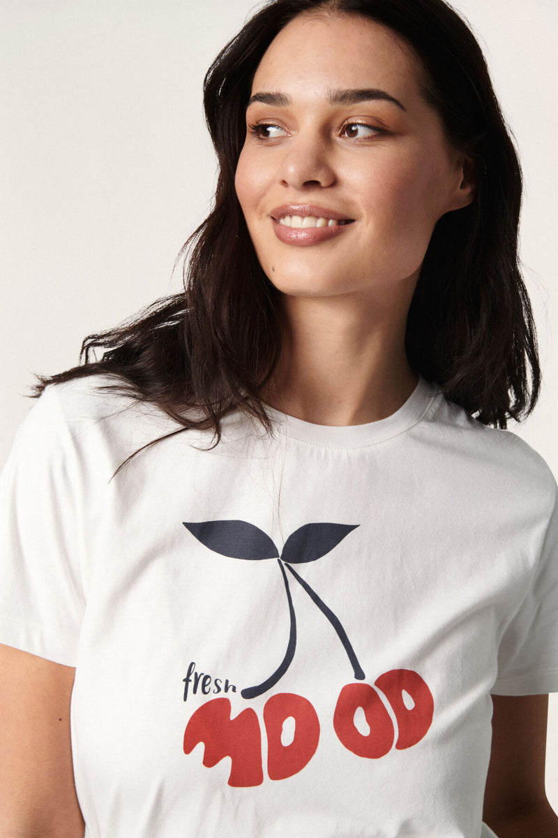 T- Shirt Cira in Broken White
