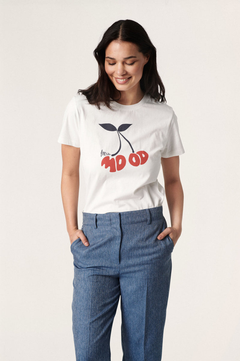 T- Shirt Cira in Broken White