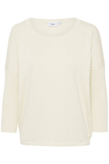 Pullover Mila Round Neck in Ice