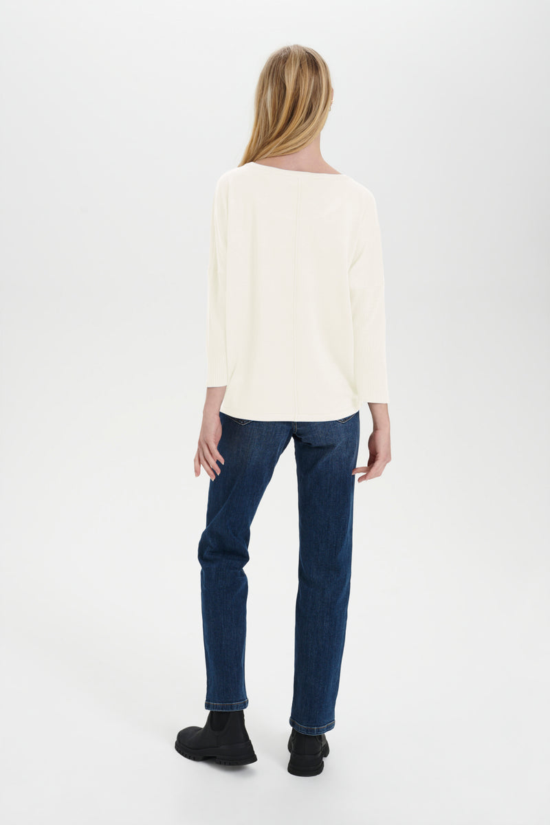 Pullover Mila Round Neck in Ice